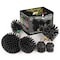 Drill Brush Power Scrubber By Useful Products 5 in W 7 in L Brush, Black K-542OMS-2L-QC-DB - alternate 1